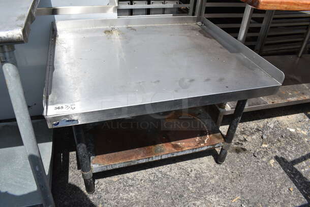 Stainless Steel Equipment Stand w/ Metal Under Shelf.  - Image 1 of 3