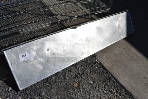 Metal Shelf w/ Wall Mount Brackets. 60x12x13