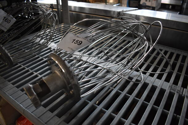 Metal Commercial 30 Quart Balloon Whisk Attachment for Hobart Mixer. 8x8x16 - Image 1 of 3