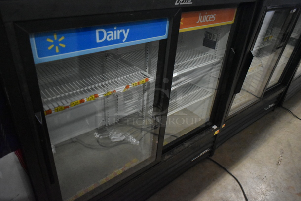 2019 True GDM-41SL-48-HC-LD Metal Commercial 2 Door Reach In Cooler Merchandiser w/ Poly Coated Racks. 115 Volts, 1 Phase. Tested and Powers On But Does Not Get Cold - Image 2 of 4