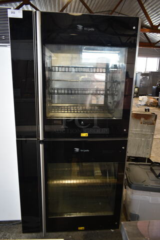 2 Fri-jado TDR7+7 P Stainless Steel Commercial Electric Powered Rotisserie Ovens w/ Spits. 208 Volts, 3 Phase. 2 Times Your Bid!