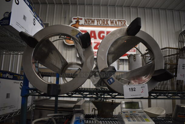 2 Metal Plate Returns. 11.5x11.5x31. 2 Times Your Bid! - Image 1 of 4
