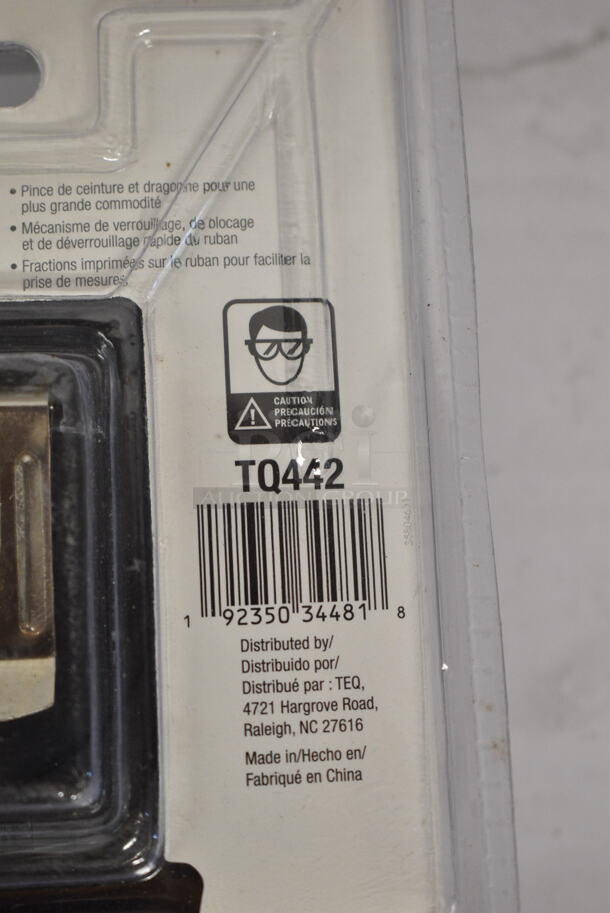 5 BRAND NEW! Items; 3 TEQ 25; Tape Measure and 2 TEQ Adjustable Wrench. 5 Times Your Bid! - Image 10 of 10