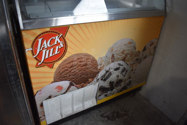 Metal Commercial Ice Cream Dipping Cabinet. 47x28x56. Tested and Powers On But Does Not Get Cold - Image 4 of 4