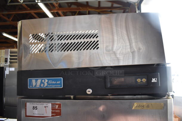 Turbo Air M3R19-1 Stainless Steel Commercial Single Door Reach In Cooler. 115 Volts, 1 Phase. 25x32x73. Tested and Powers On But Does Not Get Cold - Image 2 of 5