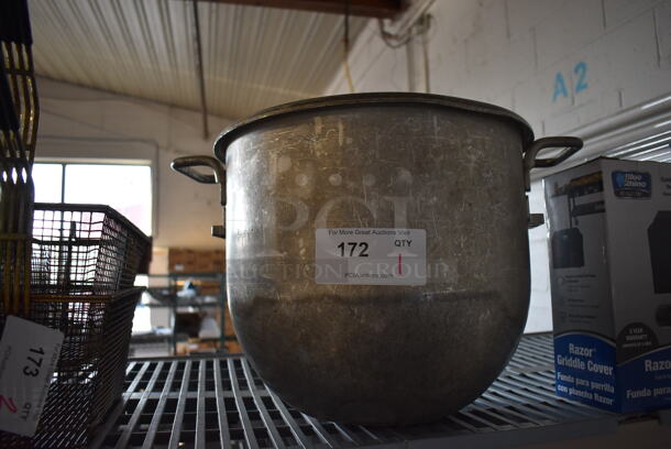 Hobart D30 Metal Commercial 30 Quart Mixing Bowl. 18x15.5x13.5 - Image 1 of 3