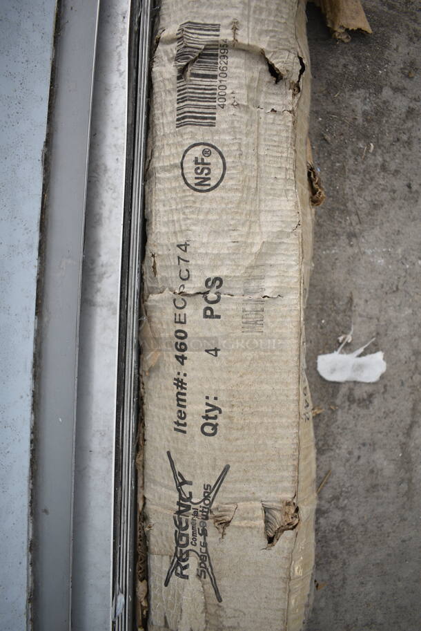 ALL ONE MONEY! Lot of Various Items Including Regency 460ECPC74 Metro Poles and Regency 600CG48NAH 16 Gauge Wall Outside Corner Guard - 2" x 48" - Image 3 of 5