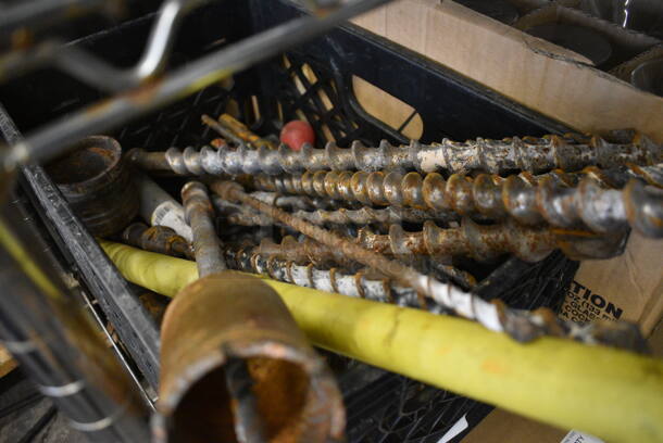 ALL ONE MONEY! Lot of Various Metal Parts, Drill Bits and Pieces! - Image 3 of 3