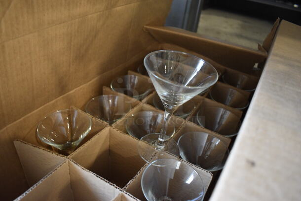 16 BRAND NEW IN BOX! Martini Glasses. 3.5x3.5x6. 16 Times Your Bid! - Image 2 of 3