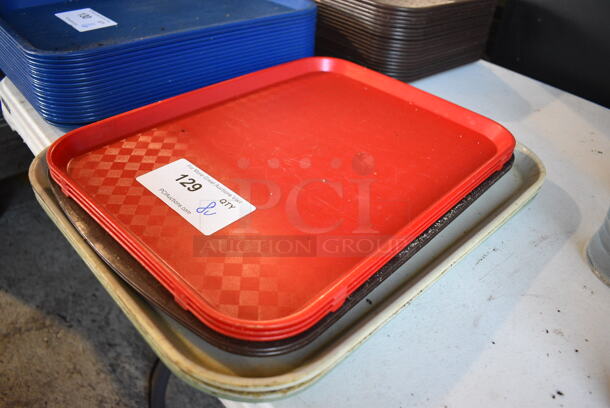 8 Various Poly Trays. Includes 18x14x0.5. 8 Times Your Bid! - Image 2 of 3