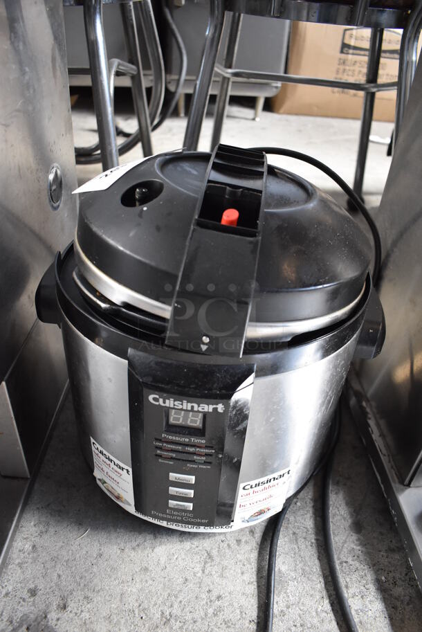 Cuisinart Metal Countertop Pressure Cooker. Tested and Working!