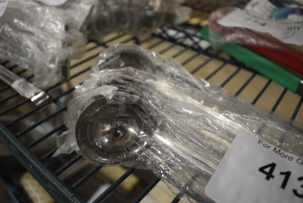 5 BRAND NEW! Stainless Steel Ladles. 11". 5 Times Your Bid! - Image 2 of 2