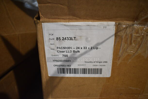 2 Boxes of BRAND NEW Clear Bags. 2 Times Your Bid! - Image 3 of 3