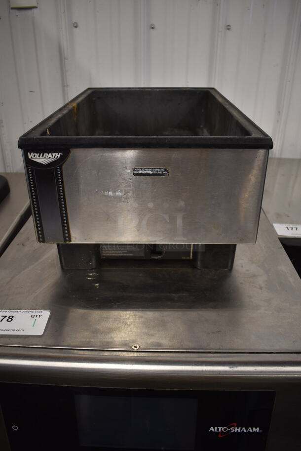 Vollrath 1001 Commercial Stainless Steel Countertop Food Warmer. 120V. Tested and Working!