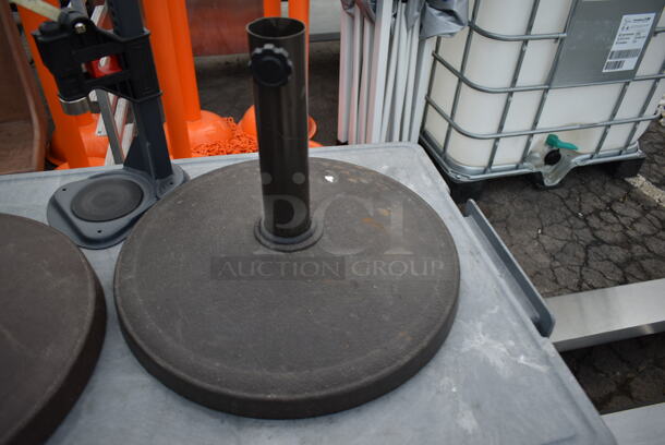 2 Patio Umbrella Bases. 2 Times Your Bid! - Image 3 of 3