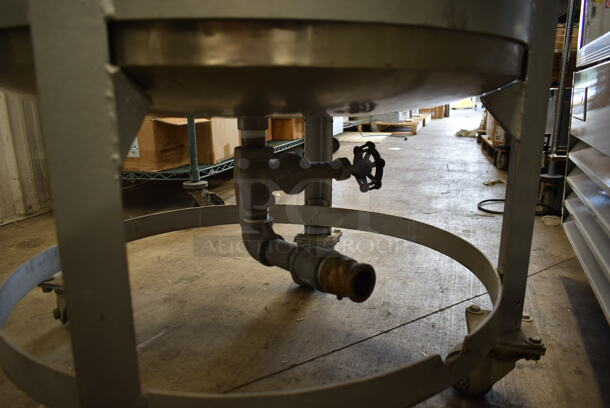 Glasco Products XTB-1007 Stainless Steel Commercial Floor Style Mixing Tank. - Image 8 of 8