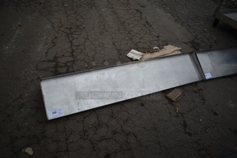 Stainless Steel Wall Mount Shelf.