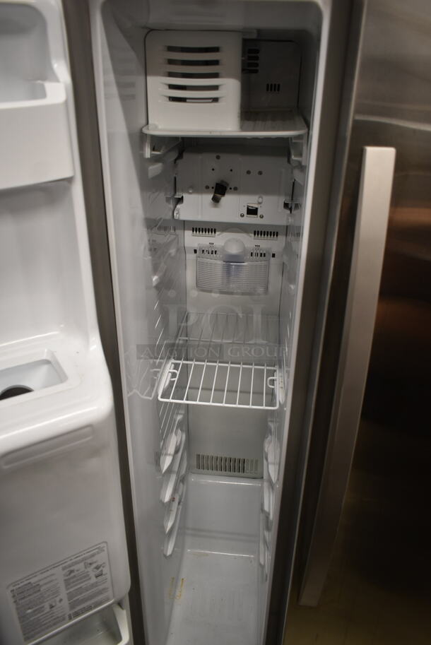 Kenmore 795.51313.012 Stainless Steel Cooler Freezer Combo Unit w/ Water and Ice Dispenser. 115 Volts, 1 Phase. Tested and Working!  - Image 3 of 7
