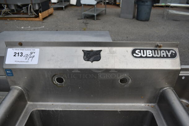 Duke Stainless Steel Commercial Single Bay Sink. - Image 3 of 5