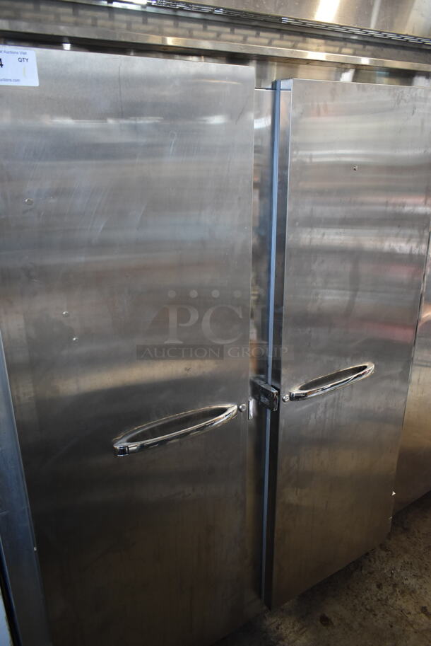 Continental 2FN Stainless Steel Commercial 2 Door Reach In Freezer w/ Poly Coated Racks. 115 Volts, 1 Phase. Tested and Working! - Image 3 of 9