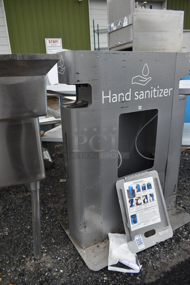 Gray Hand Sanitizer Station Pieces. - Image 4 of 8