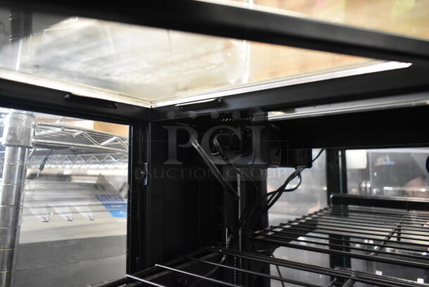 Metal Commercial Floor Style Bakery Display Case Merchandiser on Commercial Casters. Casters Have Damage. - Image 6 of 9