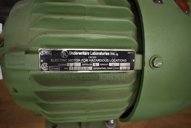BRAND NEW SCRATCH AND DENT!  Underwriters Laboratories Metal Motor. 230/460 Volts, 3 Phase. - Image 4 of 5