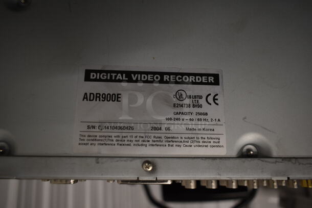 6 ADR900E Digital Video Recorders. 100-240 Volts, 1 Phase. 6 Times Your Bid! - Image 7 of 7