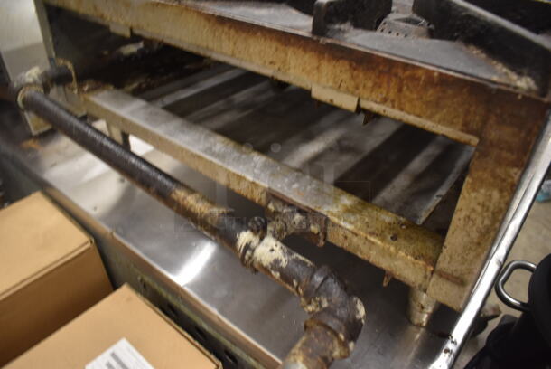 Star Max Commercial Stainless Steel Countertop Natural Gas Powered Hot Plate With 4 Burners. - Image 5 of 6