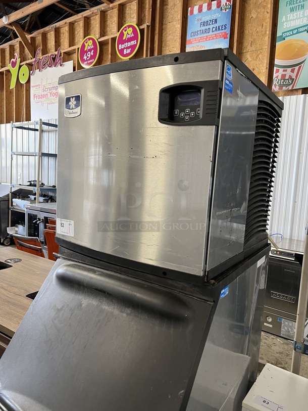Manitowoc IY0324A-161 Stainless Steel Commercial Ice Machine Head on Commercial Ice Bin. 115 Volts, 1 Phase. 23x35x72 - Image 8 of 8