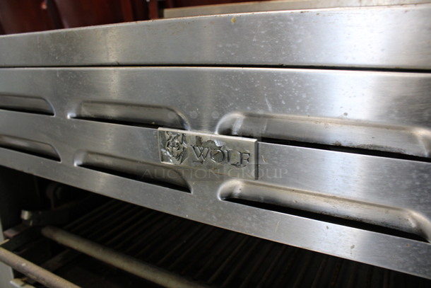 Wolf Stainless Steel Commercial Countertop Natural Gas Powered Cheese Melter. 36x25x21 - Image 5 of 6