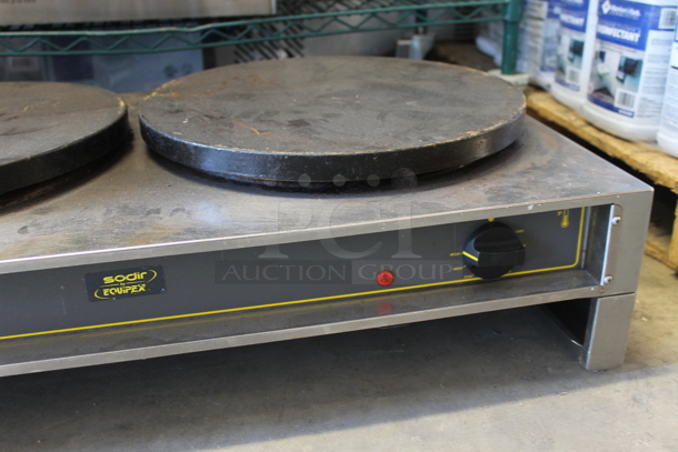 Sodir 400ED CREPE Stainless Steel Commercial Countertop Electric Powered 2 Burner Crepe Maker. 208/240 Volts, 1 Phase. - Image 3 of 5