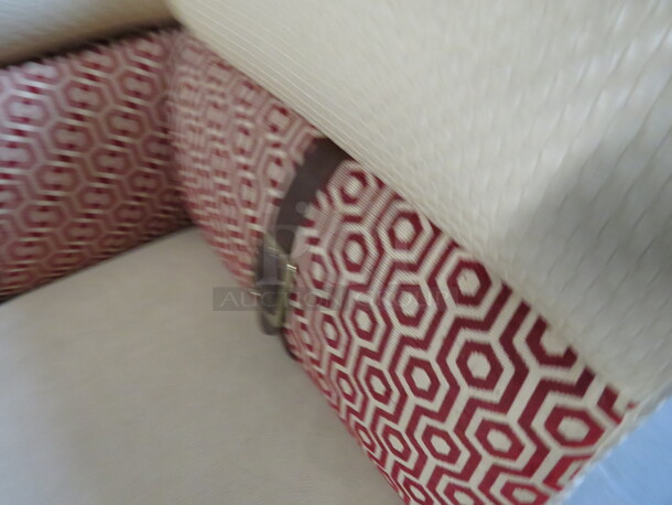 One AWESOME Beige Color Cushioned Booth With Back And Right Side 72X32X32 - Image 5 of 5