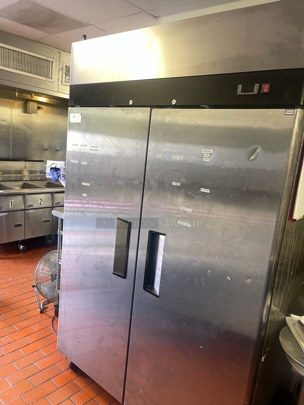 Working! Atosa MBF8005 44.5 Cu.ft Double Door Top Mount Commercial Reach-In Refrigerator NSF 115 Volt Tesed and Working! - Image 3 of 9