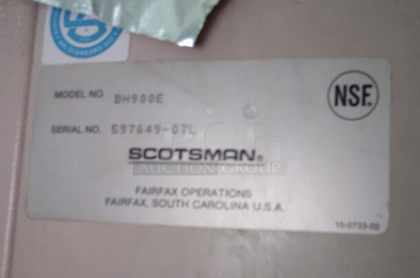 2018 Manitowoc IYT0500A-161 Indigo NXT Stainless Steel Commercial Ice Machine Head on Scotsman BH900E Commercial Ice Bin. 115 Volts, 1 Phase. BUYER MUST REMOVE. Tested and Working! (ice room) - Image 11 of 12