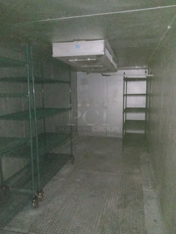 Mr Winter 8'x18'x7.5' Walk In Cooler Box w/ Tecumseh AWA9514ZXNXM 208-230 Volt, 1 Phase Compressor and Bohn SM-1080C 115 Volt, 1 Phase Condener. Does Not Have Floor. Pictures Of Unit Before Disassembly Are Included - Image 7 of 12