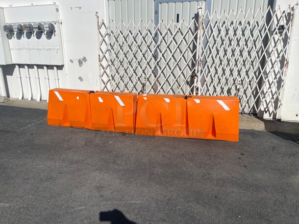 Clean! Commercial Traffic Barrier - 60 x 16 x 24 inch Great for Blocking Parking lot - Image 2 of 9