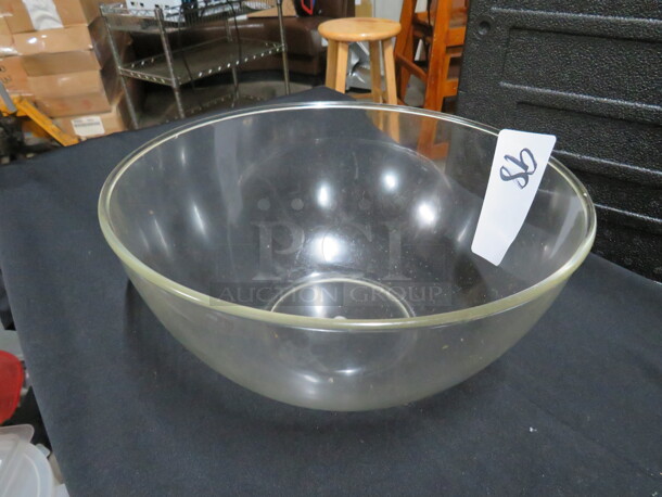One Clear Poly Bowl.