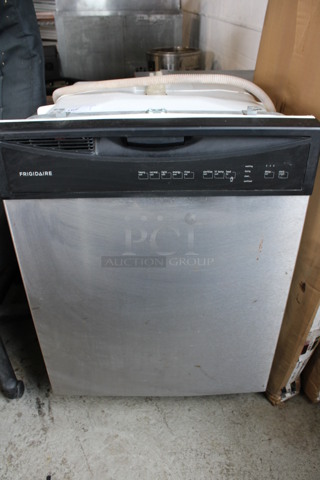 Frigidaire Chrome Finish Undercounter Dishwasher. 115 Volts, 1 Phase. 24x24x34