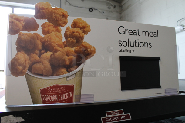 Custom Deli's Inc Metal Commercial 2 Tier Warming Display Case on Commercial Casters. 120-208 Volts, 1 Phase. - Image 2 of 4