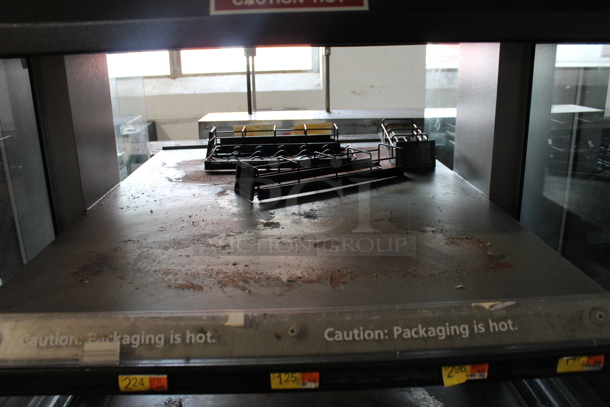 Custom Deli's Inc Metal Commercial 2 Tier Warming Display Case on Commercial Casters. 120-208 Volts, 1 Phase. - Image 3 of 4