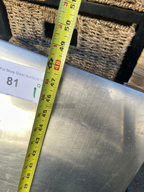 Commercial Stainless Steel Shelve NSF great Shape - Image 4 of 5