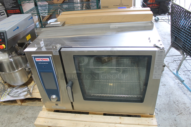 BRAND NEW! 2019 Rational SCC WE 62 Stainless Steel Commercial Electric Powered SelfCooking Center Combi Convection Oven. 208 Volts, 3 Phase.  - Image 3 of 6