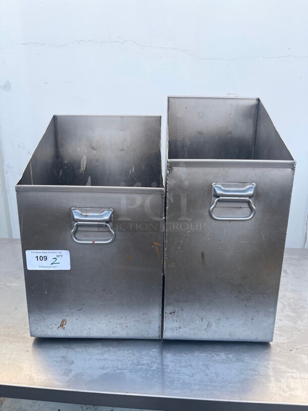 Commercial Heavy Duty Stainless Steel Trash Receptacle NSF  - Image 4 of 7