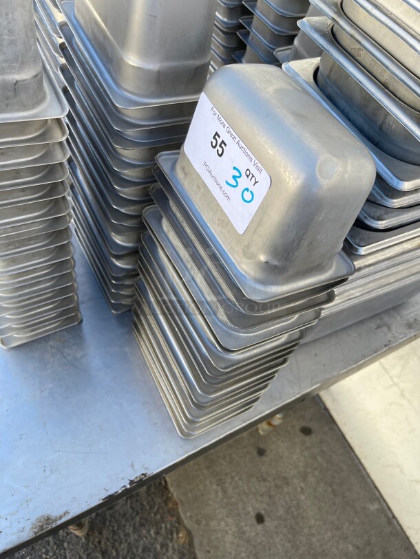 Clean! Commercial Stainless Steel Food Grade Containers 1/8 Size NSF  - Image 3 of 7