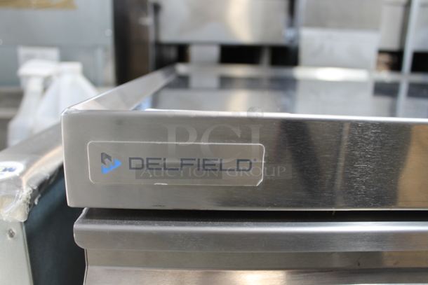 BRAND NEW! LATE MODEL! 2021 Delfield F2692CP Stainless Steel Commercial 4 Drawer Chef Base on Commercial Casters. 115 Volts, 1 Phase. Tested and Working! - Image 9 of 10