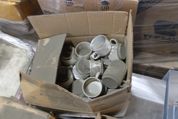 4 Boxes of 50 Various White Ceramic Mugs. 4 Times Your Bid! - Image 4 of 5