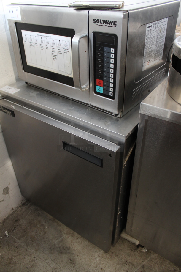 Delfield 406CA-DHL-DD1 Stainless Steel Commercial Single Door Undercounter Cooler. 115 Volts, 1 Phase. Tested and Powers On But Does Not Get Cold - Image 2 of 5
