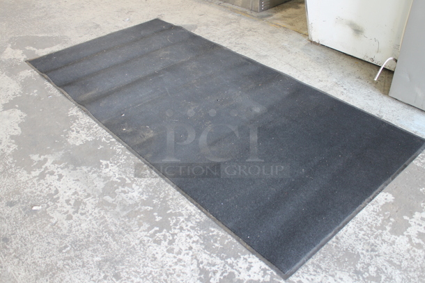 Black Metal Floor Rug. - Image 2 of 3