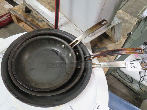 Assorted Size Saute Pan. 3XBID - Image 1 of 1